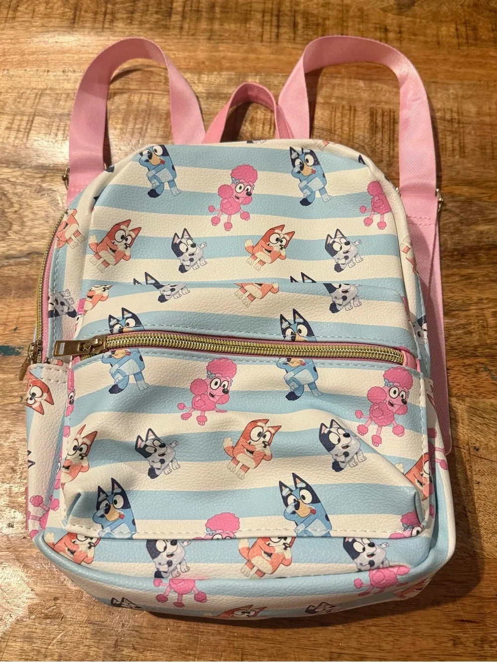 Bluey & Friends Striped Backpack